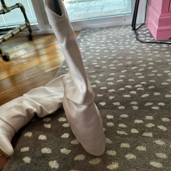 Steve Madden white Lassy cowboy boots 7 - Picture 8 of 11